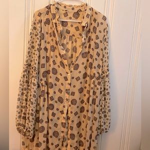 Free People Tunic Blouse